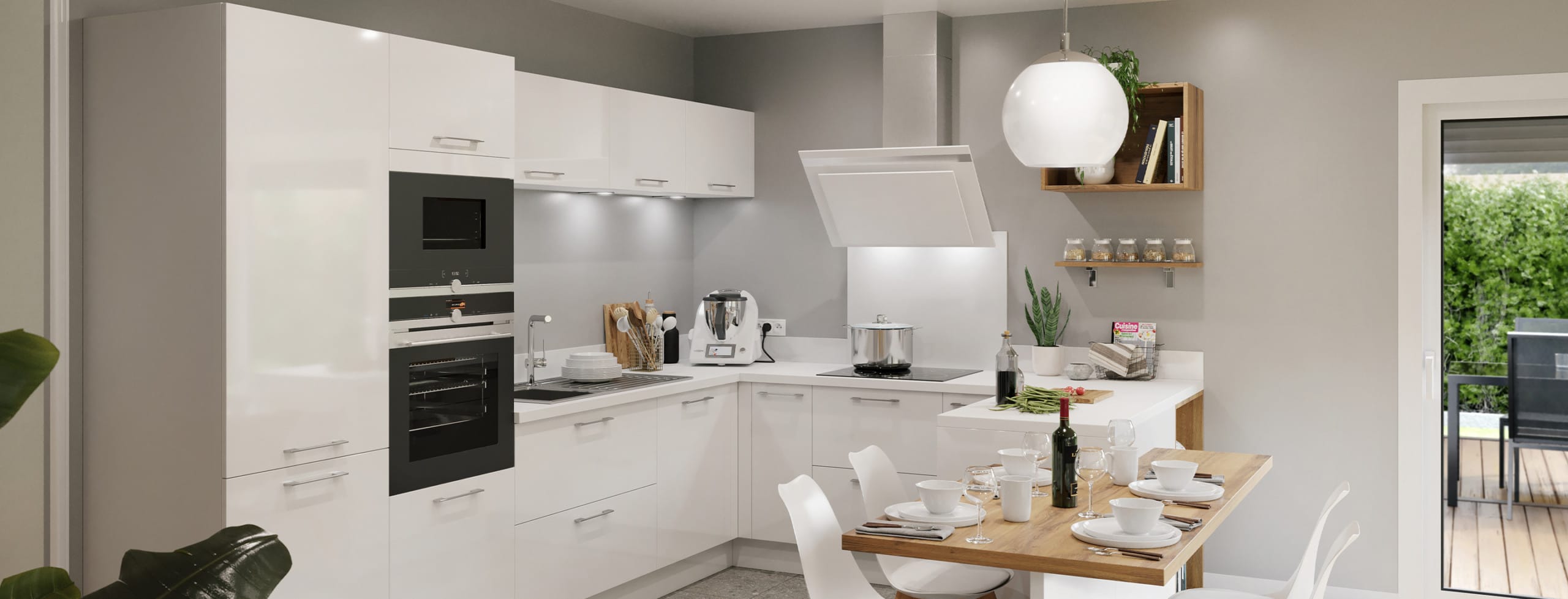 cuisine blanche discac
