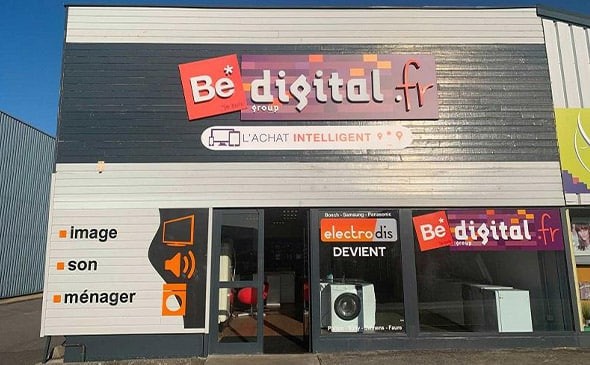devanture magasin electrodis à Saint-Malo vente de cuisines aménagées