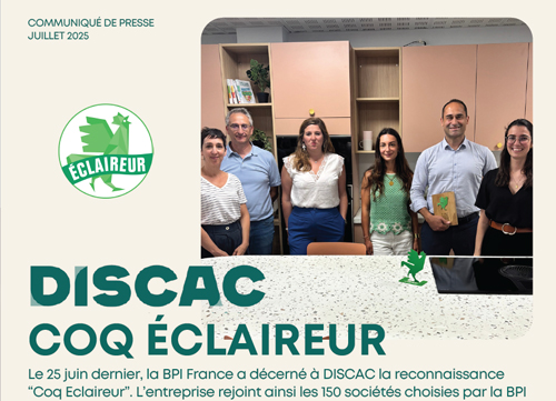 Revue de presse DISCAC : article sur la fabrication française et l innovation